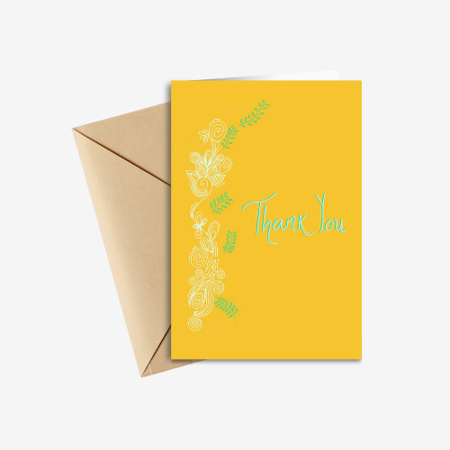 Thank You Handmade Greeting Card