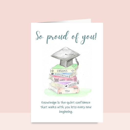 So Proud of You Grad | Class of 2026 Inspirational Graduation Card
