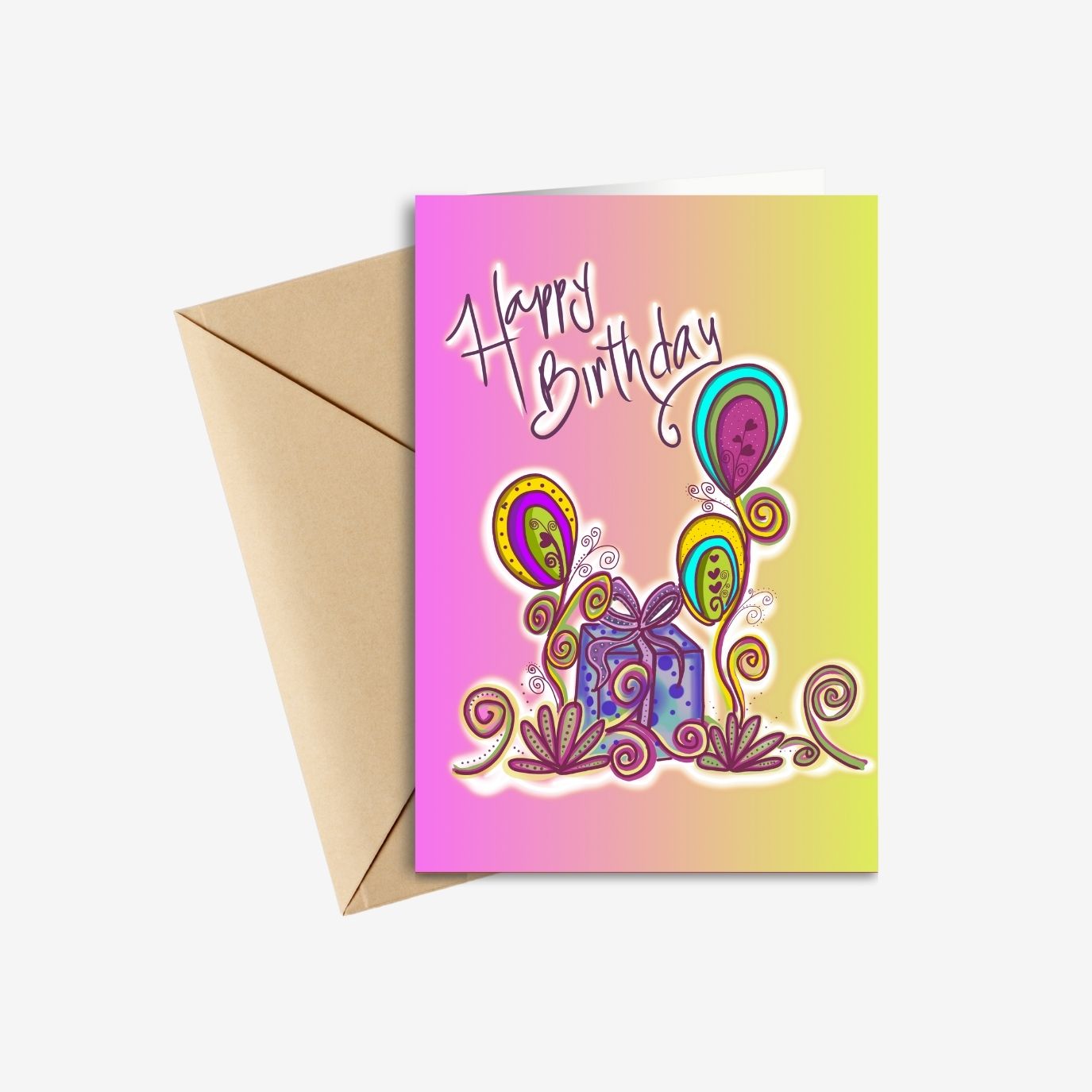 Happy Birthday Handmade Greeting Card