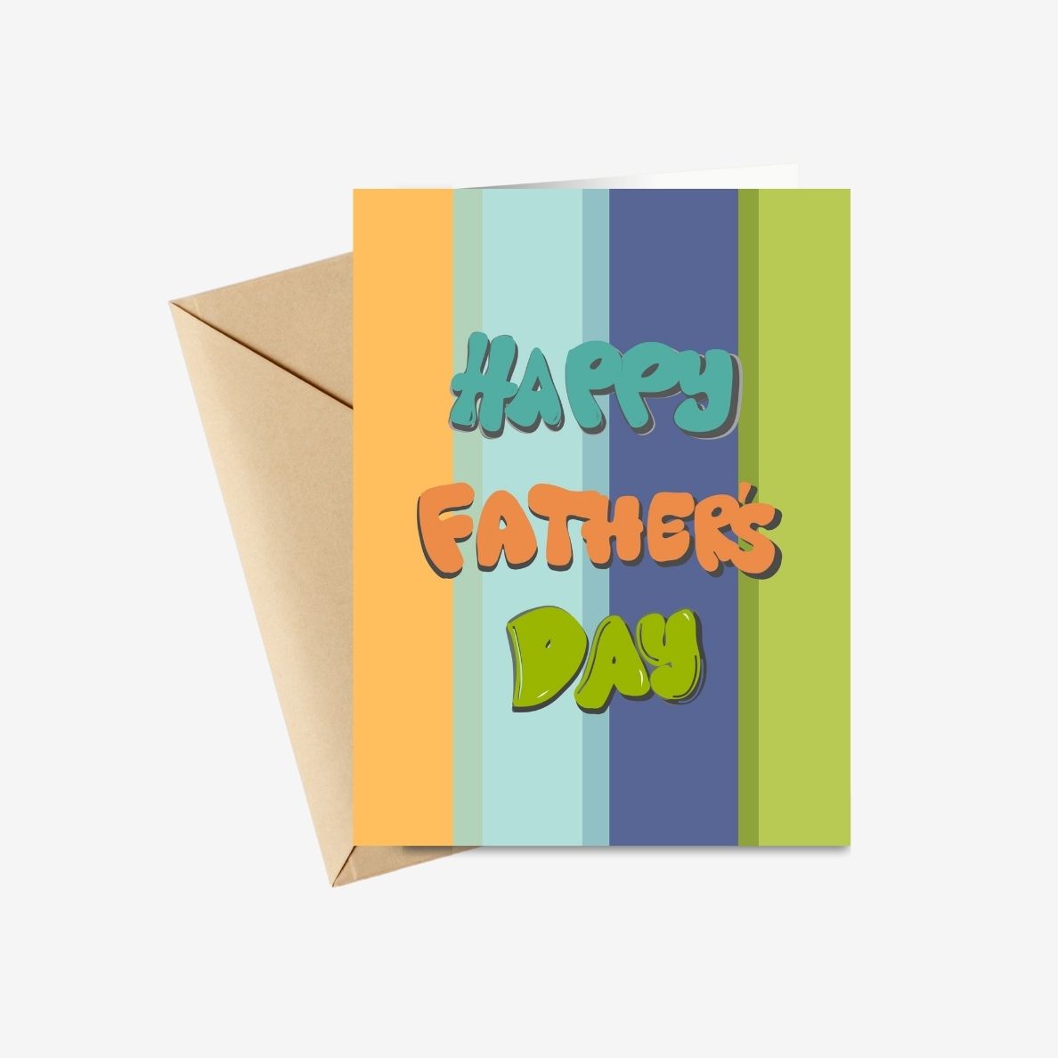 Happy Father's Day to All Dads Greeting Card